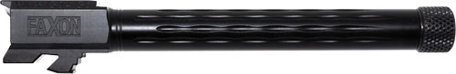 Faxon Firearms Match Series Glock 34 Gen 5 9mm Luger Flame Fluted Threaded Barrel - Black Nitride