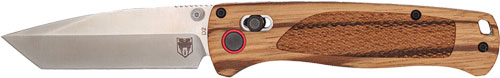 CobraTec Knives Bar Lock 3" Zebrawood Satin Tanto D2 Folding Knife