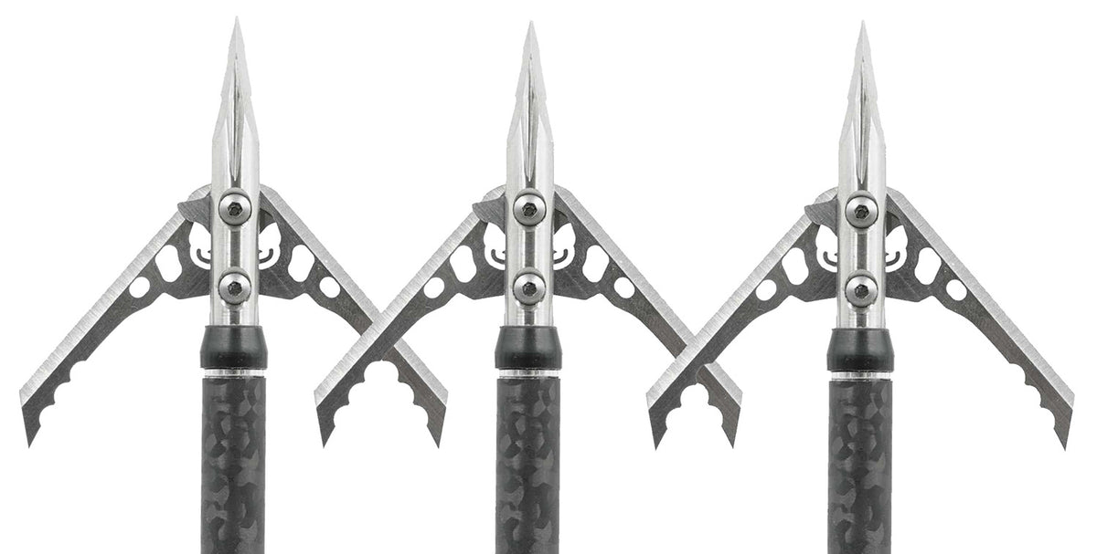 Rage Hypodermic Trypan No-Collar 100gr 2" 3-Pack Broadhead