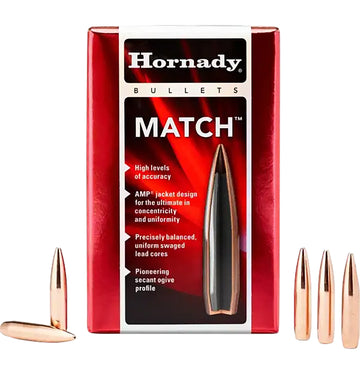 Hornady Match 22 Cal .224 68gr BTHP 100/Box Reloading Bullets