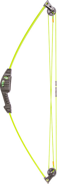 Bear Archery Spark Youth Compound Bow Ambidextrous Flo Green 5-10 lb Draw - Ages 5-10