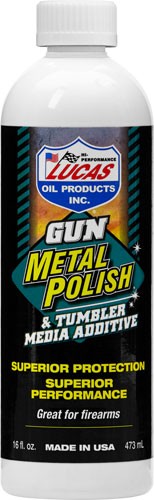 Lucas Oil 10880 Gun Metal Polish & Tumbler Media Additive 16 oz