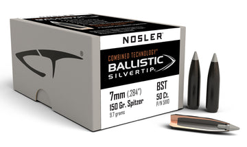 Nosler Bullets Ballistic Silver Tip 7mm .284 150gr 50 Count