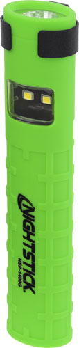 Nightstick NSP-1400G Dual-Switch Dual-Light 2AAA 160 Lumens Green LED Flashlight