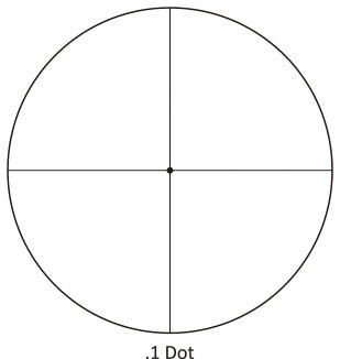 Sightron SIII LR 10-50x60 .1 Target Dot 30mm Tube SFP Riflescope - Target Knobs
