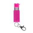 Sabre Jeweled Pepper Spray 0.54 oz 35 Bursts 14 ft Range Pink w/ Snap Clip & Twist Lock