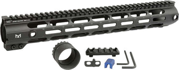 Midwest Industries 308 Combat Rail 12.625" DPMS High M-LOK Handguard - Black