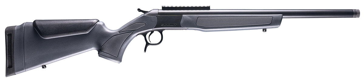 CVA Scout V3 .243 Winchester 20" Single Shot Break-Action Rifle - Blued/Stealth Grey