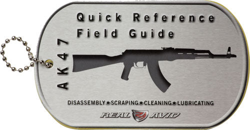 Real Avid AK47 Field Guide Laminated Maintenance Cards