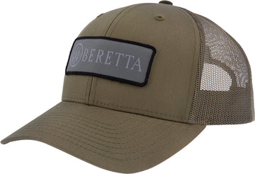 Beretta SDY Trucker Hat Dark Green Mesh Back Snapback