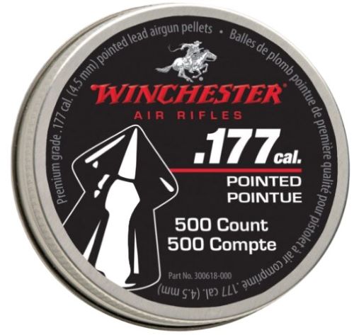 Daisy Winchester 177 Cal 7.56gr Pointed Lead Pellet - 500-Ct Tin