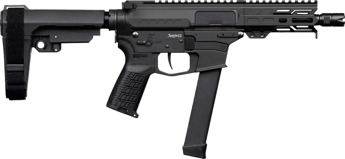 CMMG Banshee MKGS 9mm Luger 5" 33+1 Semi-Auto Pistol - Armor Black