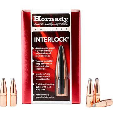 Hornady 3140 7.62mm .310 123gr SP Bullets w/Cannelure - 100/Box