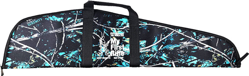 Crickett 34" Padded Rifle Case - Serenity Camo with White Logo