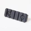 Troy Industries 2" Quick-Attach Picatinny Rail Section - Black Hardcoat Anodized Aluminum