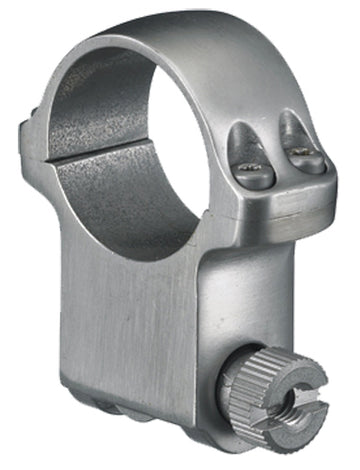 Ruger 6KHM Scope Ring 1" Extra High Silver Steel - 62mm Objective