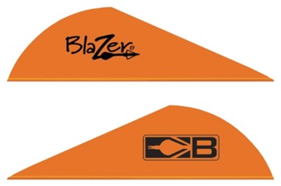 Bohning Blazer Vanes 2" Solid Neon Orange 100-Pack