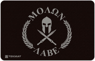 TekMat Armorers Bench Mat 11x17 Molon Labe Flag Cleaning Mat