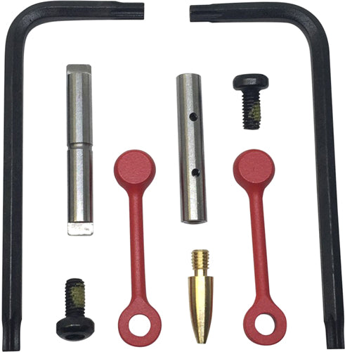 KNS Precision Gen2 Mod2 Non-Rotating .154 Trigger/Hammer Pin Kit AR-15/M16 Red