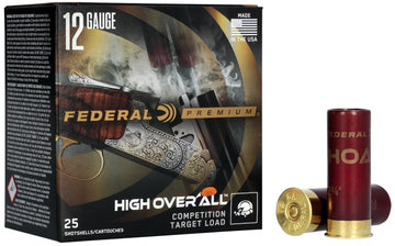 Federal HOA12HC18 Premium High Over All 12Gauge 2.75" 1oz 8Shot 25 Per Box/10 Case