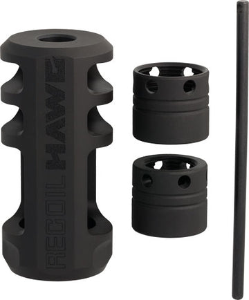 Browning Recoil Hawg Muzzle Brake Matte Black 5/8x24 / 1/2x28 Steel