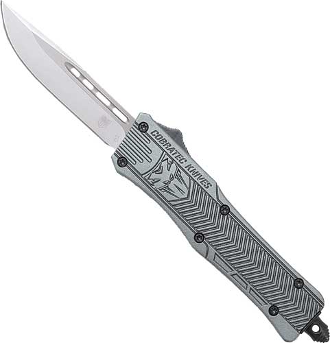 CobraTec Knives Small CTK-1 OTF 2.75" D2 Drop Point Tungsten Cerakote