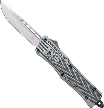 CobraTec Knives Small CTK-1 OTF 2.75" D2 Drop Point Tungsten Cerakote