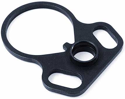 Guntec USA AR-15 Single Point Sling QD Adapter Ambi Black