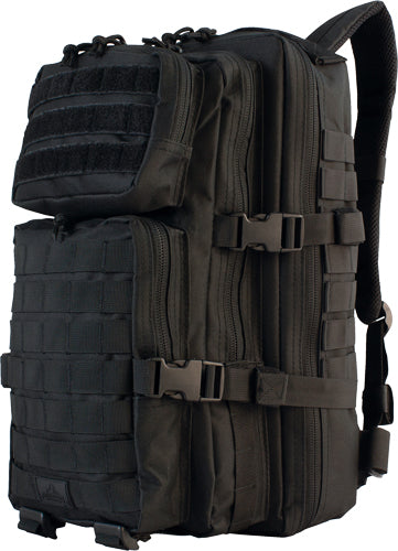 Red Rock Gear Assault Pack 28L Black 600D Polyester - Laser-Cut MOLLE