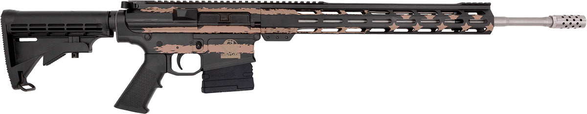 Great Lakes Firearms AR-10 6.5 Creedmoor 20" 10+1 Semi-Auto Rifle - Desert Flag