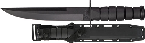 KA-BAR Modified Tanto 8" 1095 Cro-Van Plain Edge Fixed Blade Knife w/ Hard Plastic Sheath