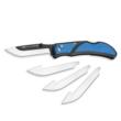Outdoor Edge RazorLite EDC 3" Folding 420J2 SS Blue Grivory Handle