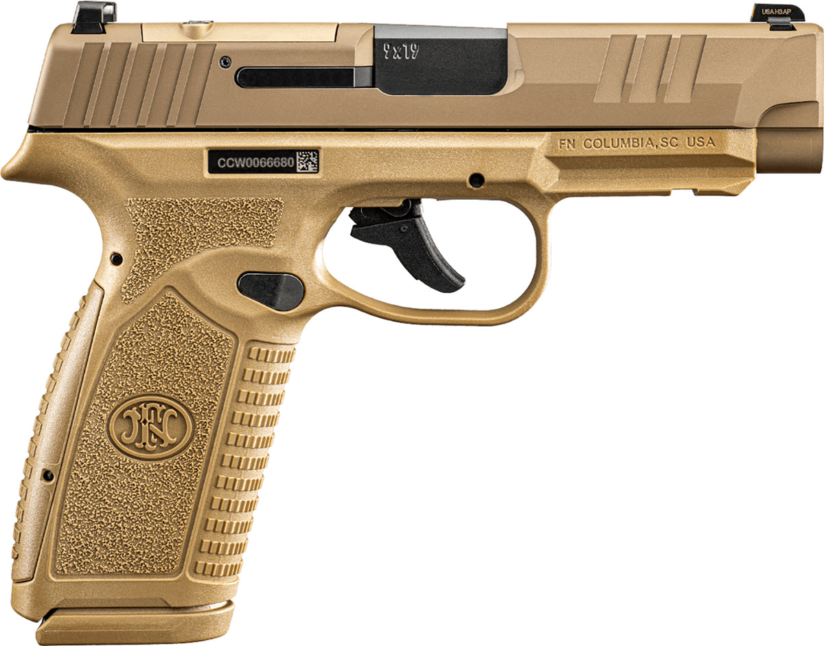 FN Reflex XL MRD 9mm Luger 3.8" 15+1/18+1 Semi-Auto Pistol - FDE, No Safety