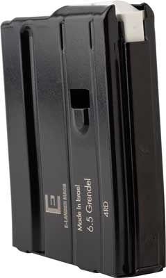 E-Lander 6.5 Grendel 4-Rd Steel AR-15 Magazine