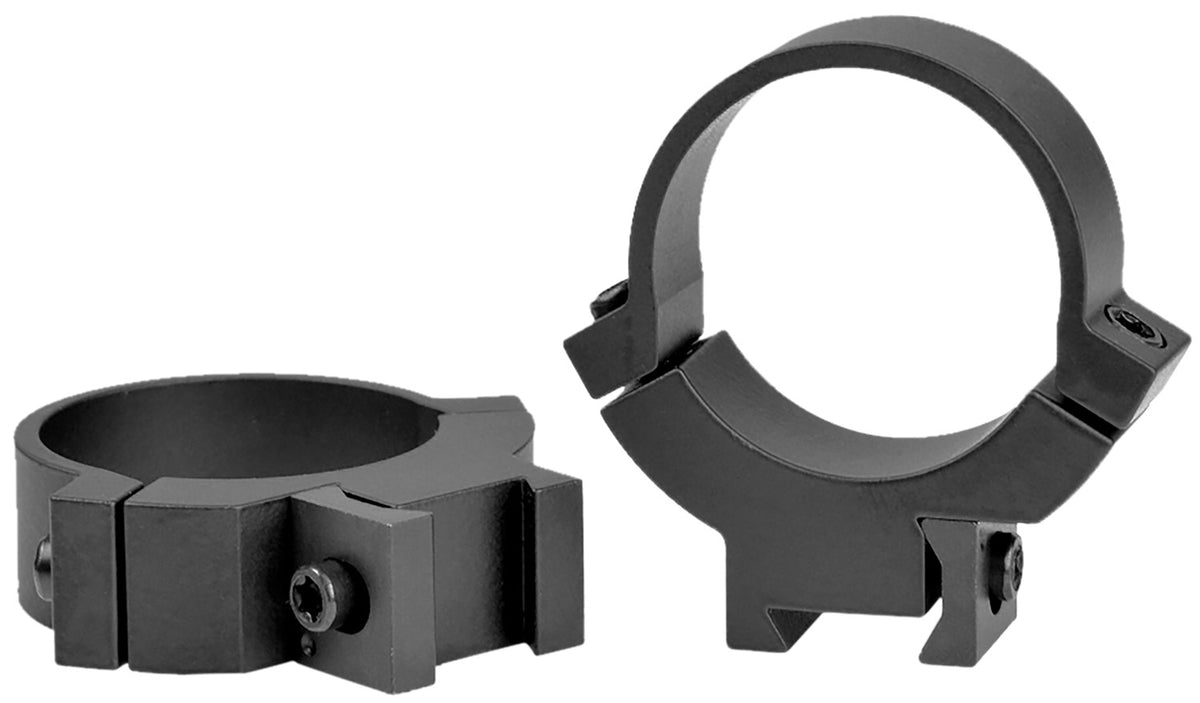 Warne Scope Mounts 7.3/22 30mm Medium Matte Rimfire Scope Rings - 3/8" or 11mm Dovetail