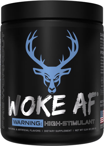Bucked Up Woke AF Pre-Workout Blue Raspberry 30 Servings