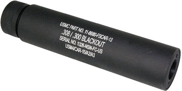 Guntec USA AR-10 Slip Over Fake Suppressor .308/300 AAC Blackout 5/8x24 Anodized Black