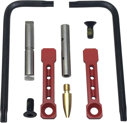 KNS Precision Gen ST Non-Rotating .154 Trigger/Hammer Pin Kit AR-15/M16 - Red