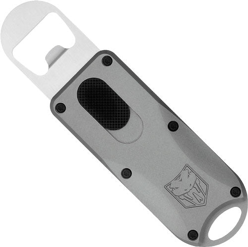 CobraTec Knives OTF Bottle Opener Grey 4.62" Lanyard Loop