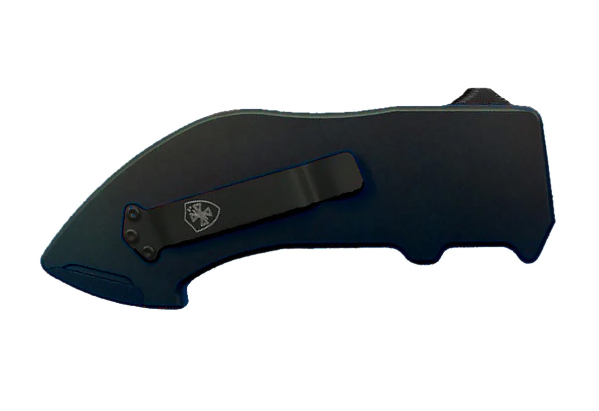 Templar Knife Squire Utility Razor OTF 5.38" Black Anodized Aluminum Handle - 5 Blades