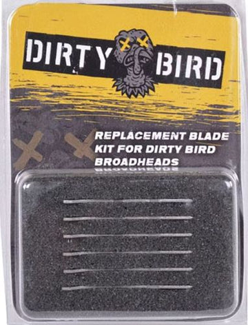 G5 Outdoors Dirty Bird 125gr Replacement Blades - 6 Pack