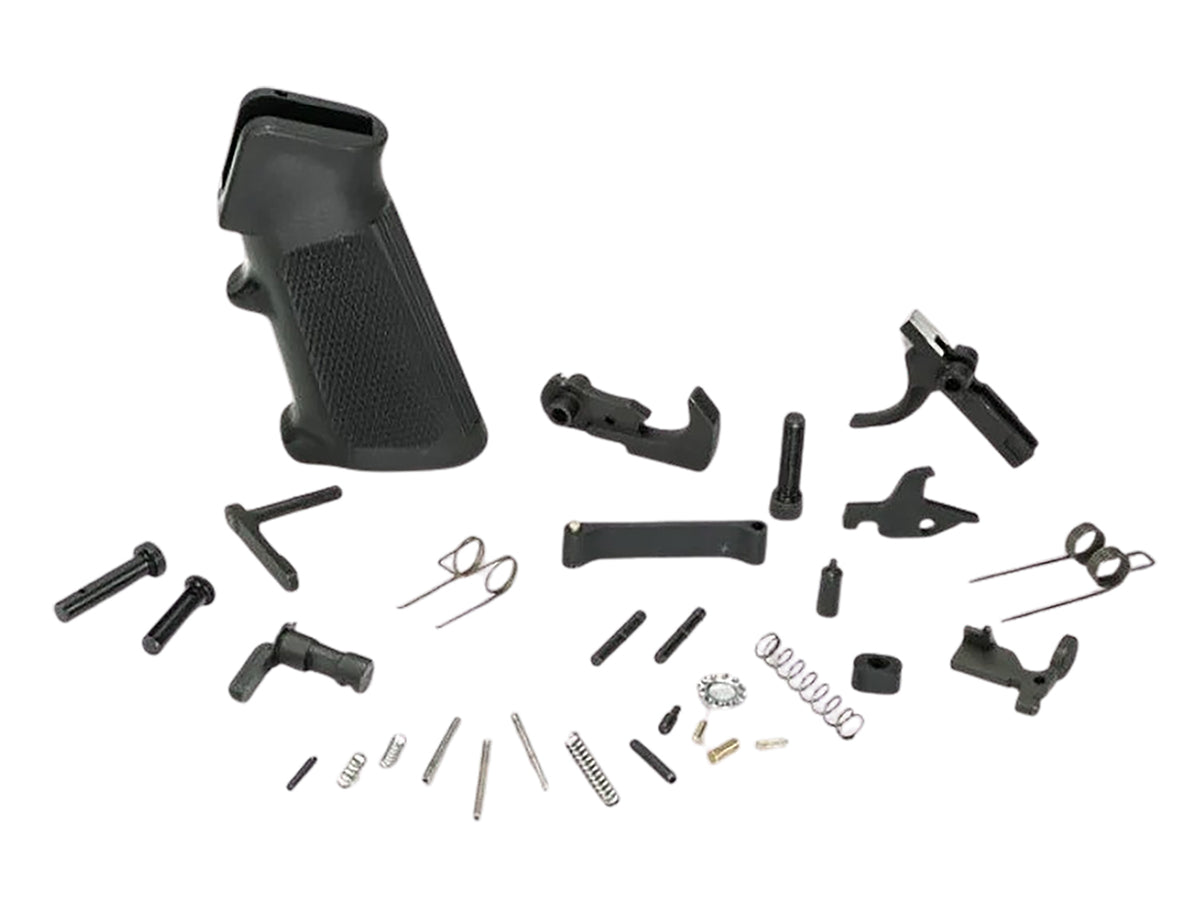 White Label Armory WLA-LOW-1013-01 AR-15 Complete Lower Parts Kit Stage 5 - Black Phosphate