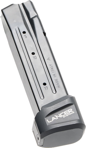 Lancer Extended Basepad Plus +5 Rds Black for SIG P320