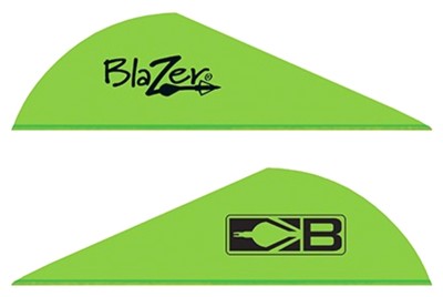 Bohning Blazer Vanes 2" Solid Neon Green 100-Pack