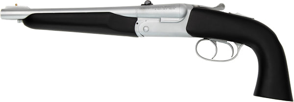 Davide Pedersoli Howdah Alaskan 45 LC/410 Bore 10.25" 3" Single Shot Break Open Pistol - Stainless