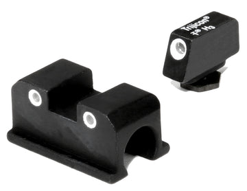 Trijicon 600505 Bright & Tough Night Sights  Green/Tritium White Outline Front Sight-Green/Tritium White Outline Rear Sight Walther Arms P99/PPQ/PPQ M2