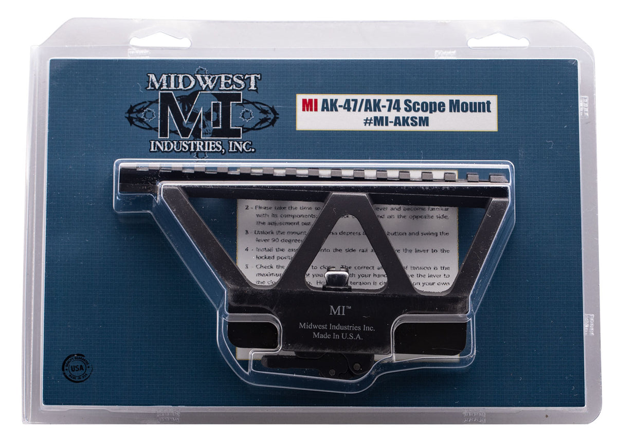 Midwest Industries MI-AKSM AK Side Rail 6.75" 1913 Picatinny Scope Mount