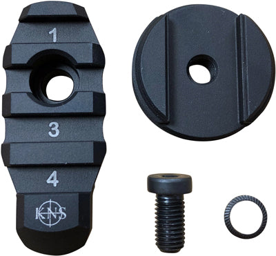 KNS Precision AR/MCX Stock Adapter with Flange - AR-15 Buffer to Picatinny Rail