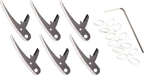 Swhacker Levi Morgan Curved Replacement Blades 125gr 2.5" Cut 6 Pack