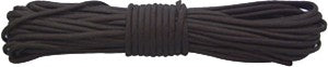 Red Rock Gear 550 Parachute Cord 50ft Black 7-Strand Nylon - 550 lb Tensile